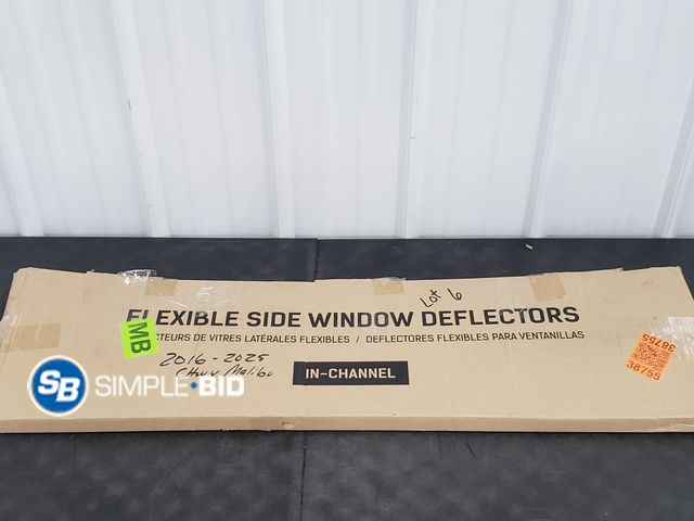Lot 58-75387 - Window Deflectors - 2016-2025 Chevy Malibu