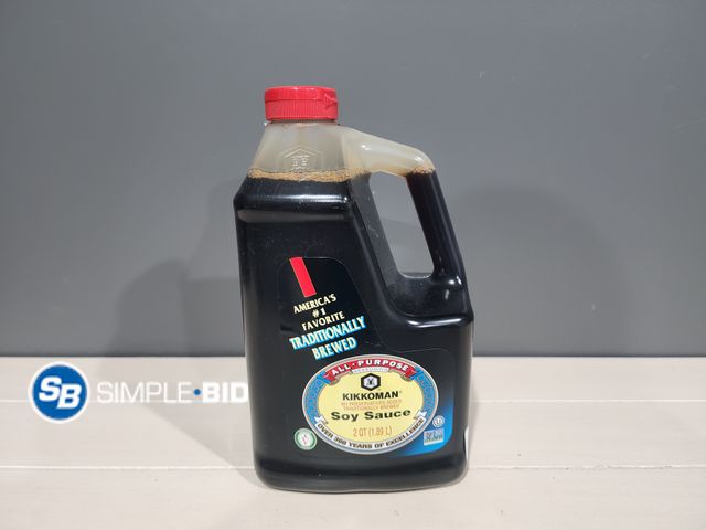 Lot 58-38418 - Kikkoman SOY SAUCE 2qt - unopened