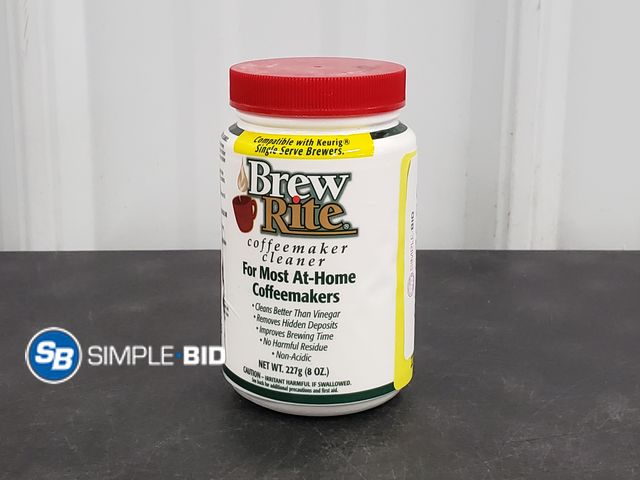 Lot 58-57669 - New Brew Rite Coffee Maker Cleaner And Descaler For Espresso Machines And Drip Coffeemakers