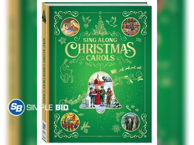 Lot 58-77190 - CHRISTMAS IN JULY! New Hinkler Sing Along Christmas Carols Hardcover Book for Kids and Families