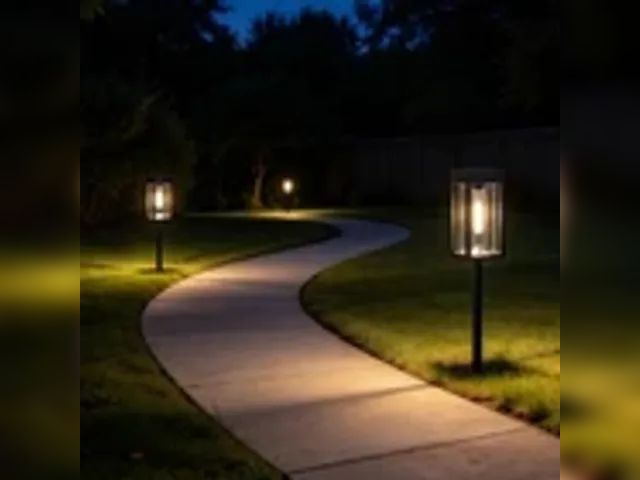 Lot 58-84119 - Lutec Solar LED Pathway Lights, 4-pack - appears unused