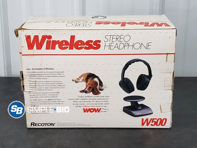 Lot 58-54526 - Recoton W500 Wireless Stereo Headphones