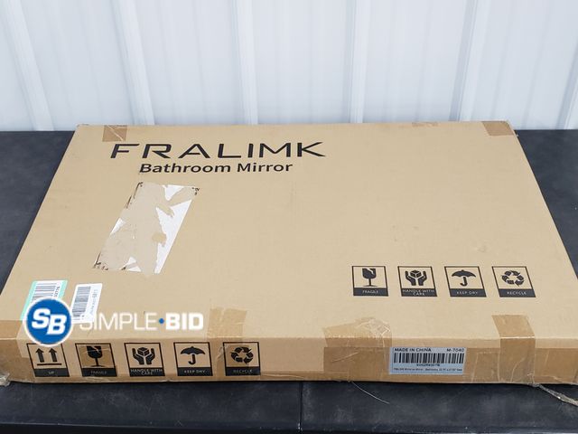 Lot 58-29558 - Fralimk Bathroom Mirror - New