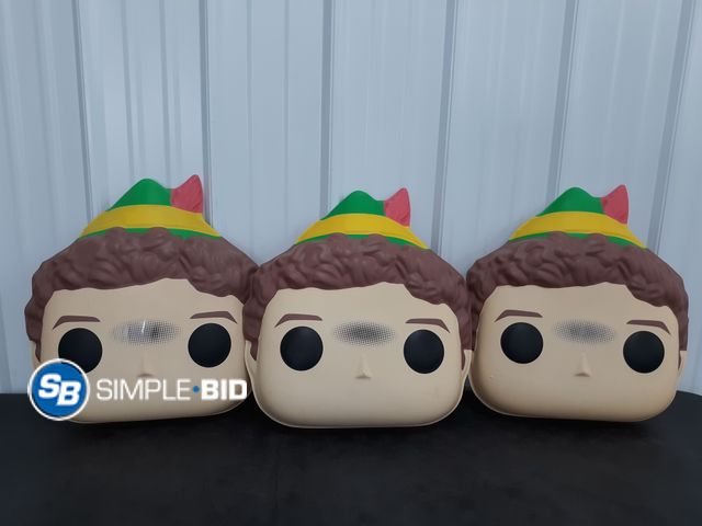 Lot 58-84034 - Lot of (3) POP! Masks - BUDDY The ELF
