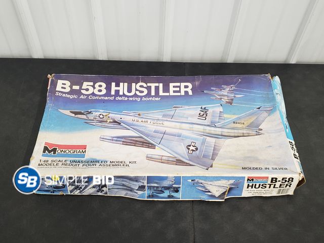 Lot 58-67356 - Monogram B-58 Hustler Model Airplane