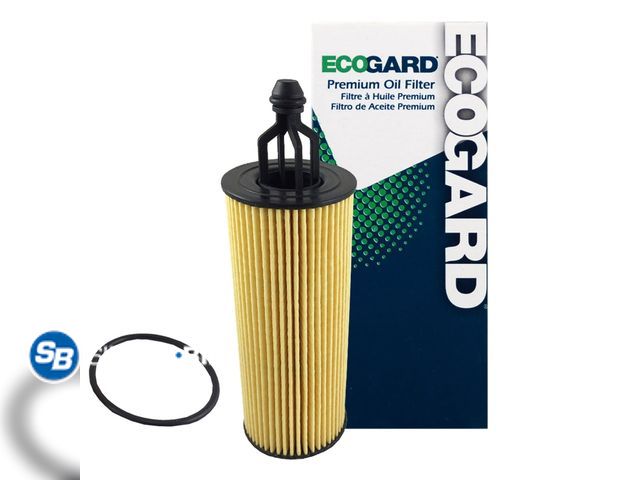 Lot 58-33394 - Lot of (2) New ECOGARD X10040 Premium Cartridge Engine Oil Filter for Conventional Oil Fits Jeep Gra...
