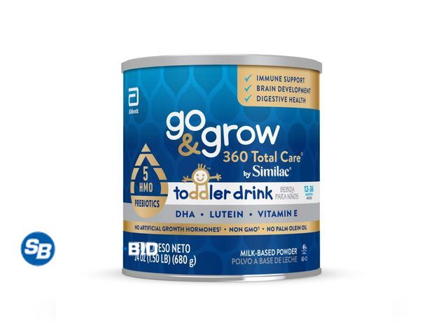 Lot 58-37401 - New Go &amp; Grow 360 Total Care by Similac Toddler Nutritional Drink Powder, 24-oz Can