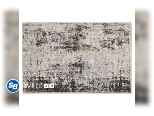 Lot 58-37465 - New Better Homes &amp; Gardens Grey Abstract Indoor Area Rug, 30" x 46"