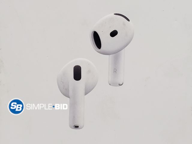 Lot 58-53212 - Apple Airpods 4 With Active Noise Cancellation - New in Sealed Box