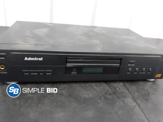 Lot 58-38575 - Admiral CD Player - No Remote