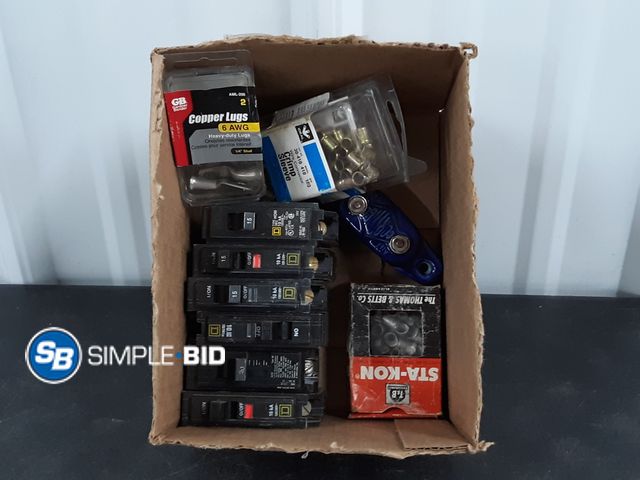Lot 58-38549 - Box of Various Breakers and More