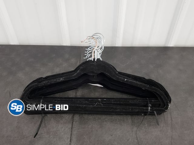 Lot 58-74582 - Lot of (20) Velvet Hangers - light use - in good condition