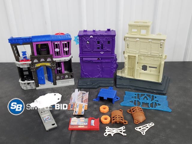 Lot 58-60483 - BATMAN! Gotham City Jail playset - used but in good condition