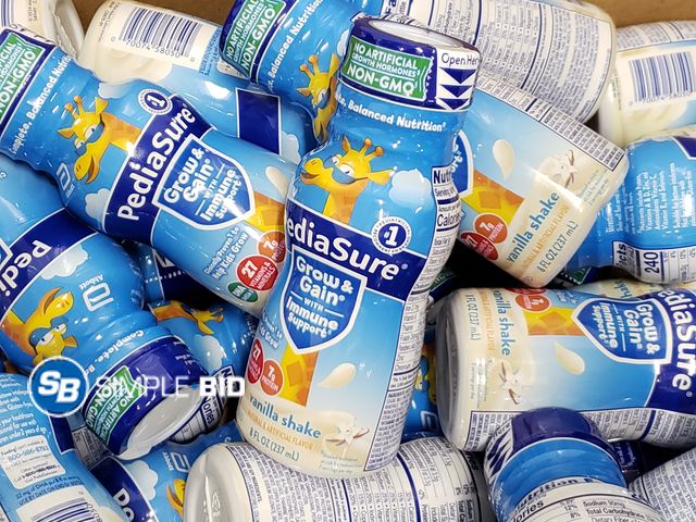 Lot 58-84267 - Lot of (42) PediaSure Grow and Gain Vanilla Shake - 8 fl oz - unopened - expired