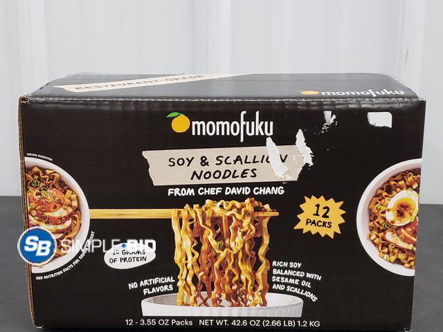 Lot 58-51121 - Momofuku Soy and Scallion Noodles - 11 packs - unopened