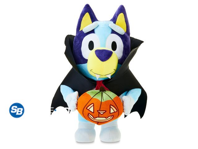 Lot 58-31634 - New Halloween Vampire Bluey Plush Door Greeter, 18.5IN