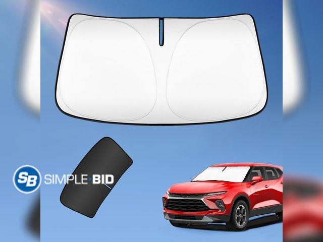 Lot 58-68331 - New Sun Shade Sunshade for Chevrolet Blazer 2019-2026 Windshield Cover (NOT for EV) 4-Layers Sun Shi...