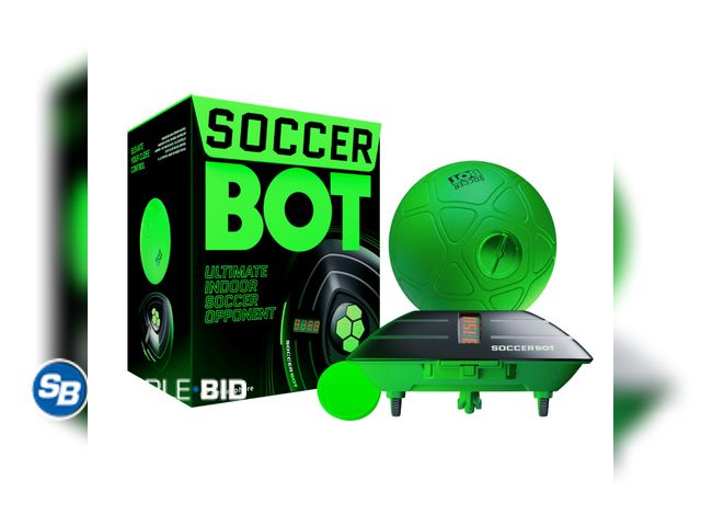 Lot 58-58851 - Smart Ball Soccer Bot - Ultimate Indoor Soccer Game with Score Tracker and Speed Modes, Soccer Train...