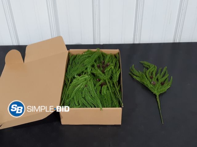 Lot 58-17630 - Fovths 36 piece Christmas Norfolk Pine Branches with pine cones 18 inch