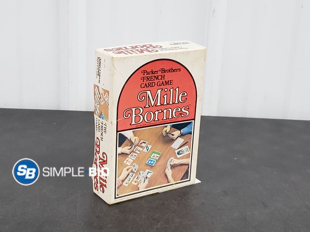 Lot 58-67710 - Vintage  Mille Bornes French Card Game Complete Parker Brothers Excellent 1971 - in good condition