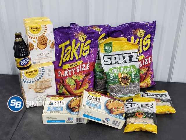 Lot 58-80708 - FOOD LOT! Lot of Various Foods - unopened - expired