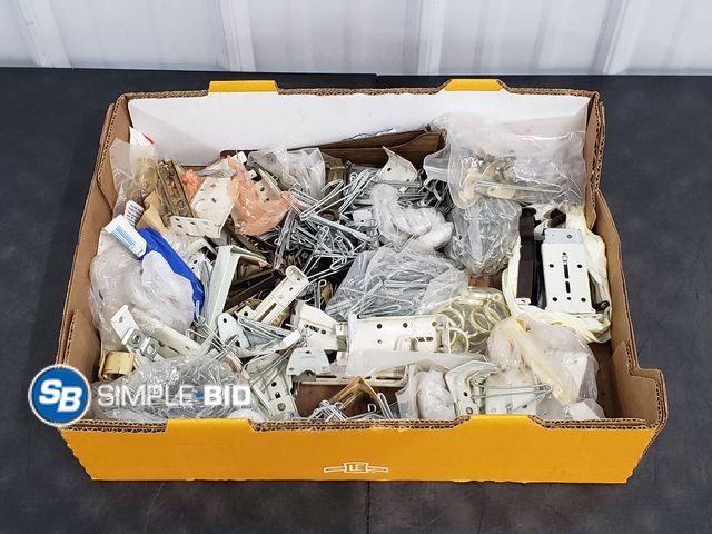 Lot 58-75111 - Box full of Various Curtain Hanging Items