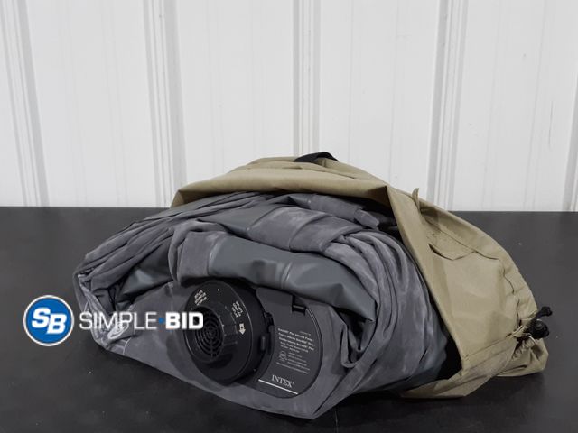 Lot 58-27255 - Intex Air Mattress with Bag - Unknown Size - Unable to test