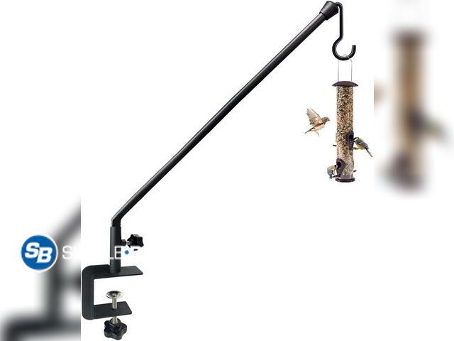 Lot 58-73423 - New Tuohours 37 Inch Extended Reach Deck Hook Hanger for Railing, Heavy Duty Outdoor Plant Hook Hold...