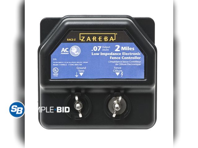 Lot 58-26950 - New Zareba 2-Mile AC-Powered Electric Fence Charger