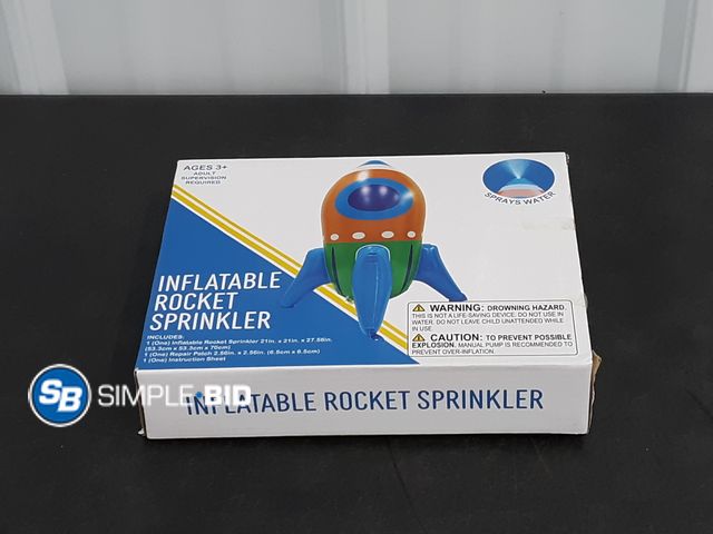Lot 58-36500 - New Inflatable Rocket Sprinkler
