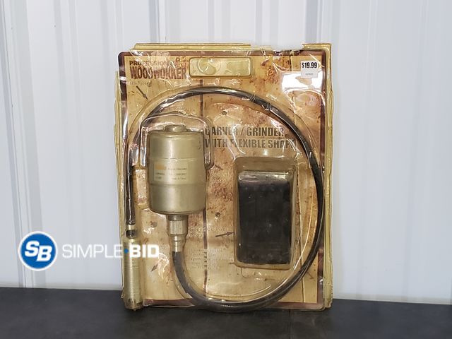 Lot 58-75706 - Professional Woodworker/ carver grinder - appears unused (sitting around a little bit)