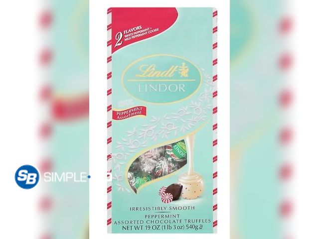 Lot 58-67904 - Lindor Holiday Peppermint Duo Bag, 19 oz. - unopened - expired