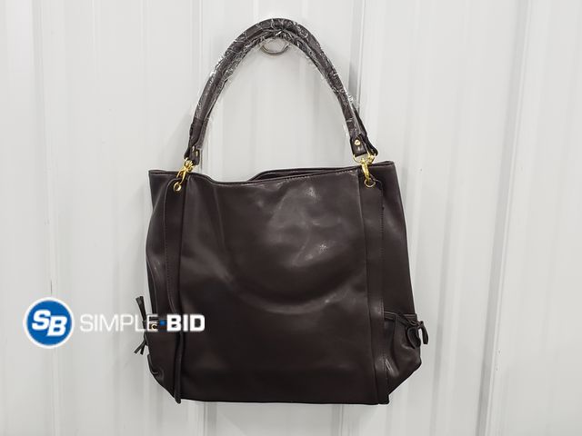 Lot 58-72052 - Brown Leather Handbag/Purse -new