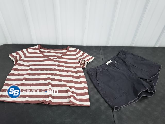 Lot 58-71273 - Lot of (2) Shorts and Shirt - Size L
