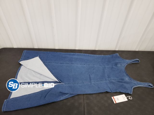 Lot 58-72283 - Women's Denim Dress - Size M 8-10 - Very Cute - NWT