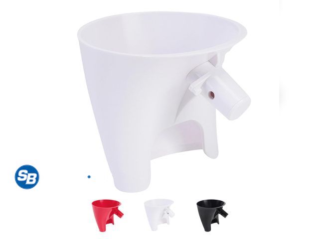 Lot 58-70454 - New Flour Funnel for Kitchen Aid Mixer, Easy Pour No-Mess Attachment, Fits Tilt-Head 4.5–5 Qt (KSM15...