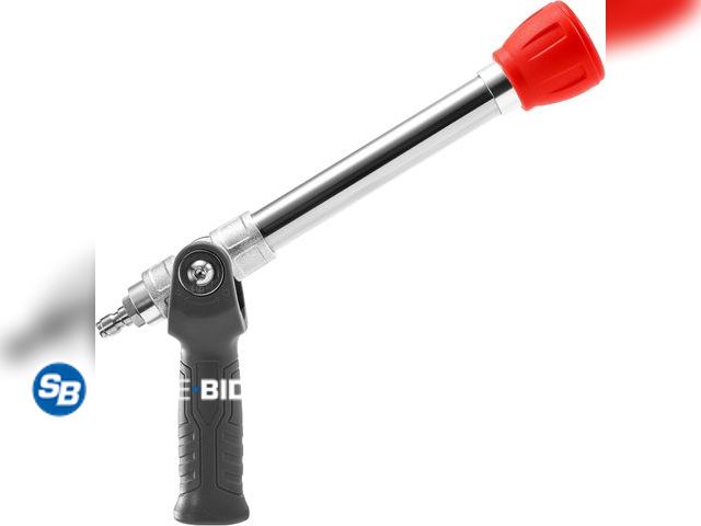 Lot 58-84231 - New Adjustable Pressure Washer Long Range Nozzle for 2-Story Siding 2 Mode Shooter Tip, 12" Stainles...