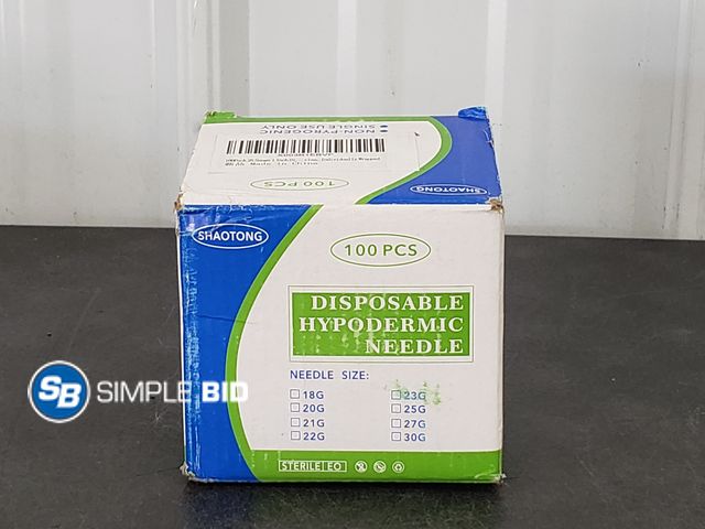 Lot 58-54489 - Lot of (100) Disposable Hypodermic Needles