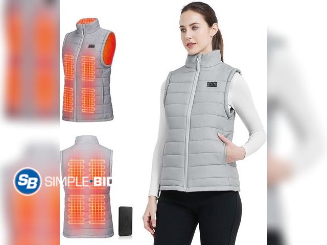 Lot 58-34106 - New MEXITOP Lightweight Heated Vest for Men/Women, Outdoor Water/Wind Resistant Outerwear Vests with...