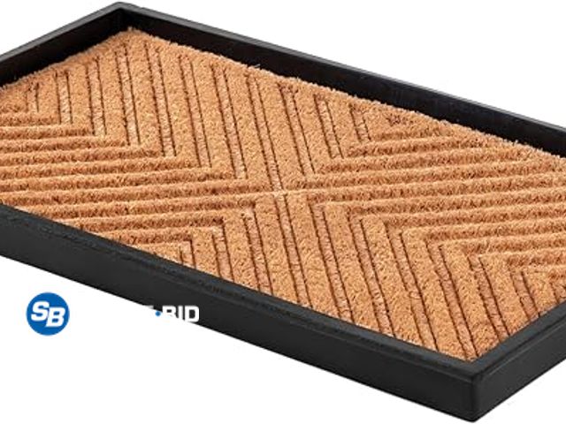 Lot 58-26899 - Anji Mountain Heavy Duty Waterproof Rubber Shoe Storage Mat Organizer/Boot Storage Tray Multi Use fo...