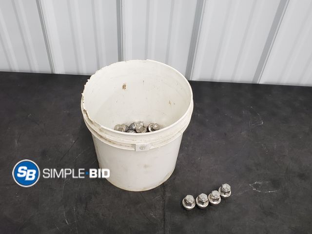 Lot 58-73891 - Bucket Full of Crown Automotive Jeep Replacement Wheel Lug Nut