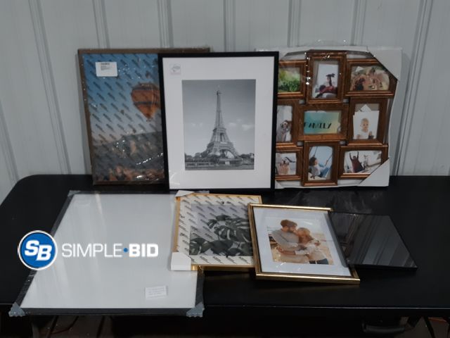 Lot 58-17857 - Lot of Picture Frames - variety of styles and sizes - unused