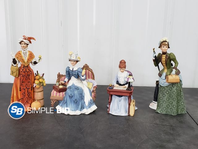 Lot 58-83502 - Lot of (4) Avon Mrs. Albee's Figurines