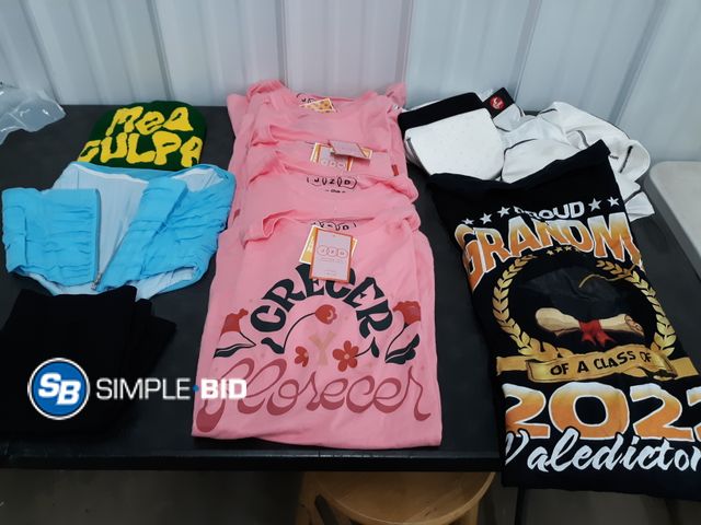 Lot 58-59328 - CLOTHING! Lot of Women, Men, kids Clothing Variety of styles and sizes - unworn