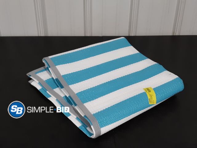 Lot 58-21582 - New BERTHMEER 4'x8' Outdoor Plastic Straw Rugs on Clearance Waterproof Patio Rugs，Camping Rugs，Porch...