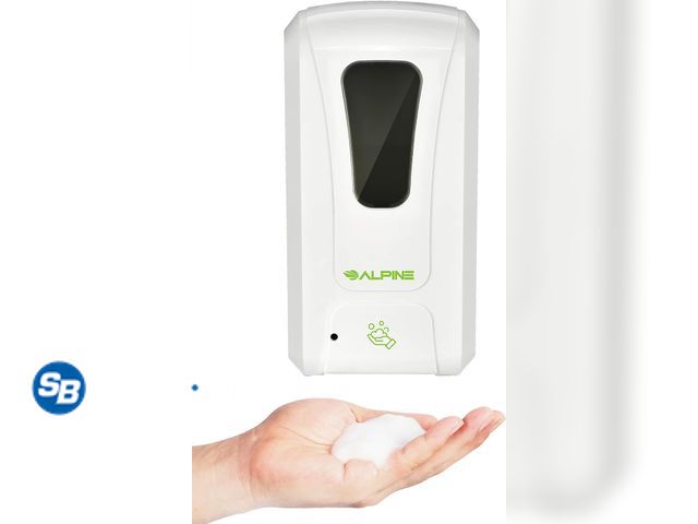 Lot 58-38088 - New Alpine Automatic Hand Sanitizer Dispenser - Touchless Soap Dispenser for Restaurant, Hospital, S...