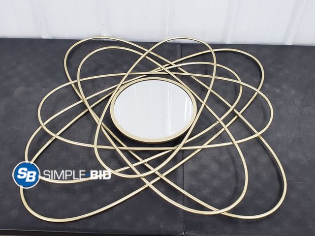 Lot 58-75936 - Decorative Abstract Mirror - approx. 36" x 36"