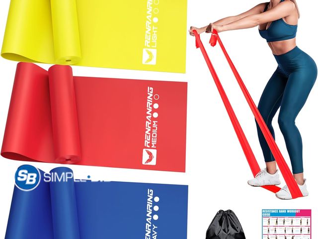 Lot 58-31083 - New Resistance Bands for Working Out, Exercise Bands for Physical Therapy, Stretch, Recovery, Pilate...