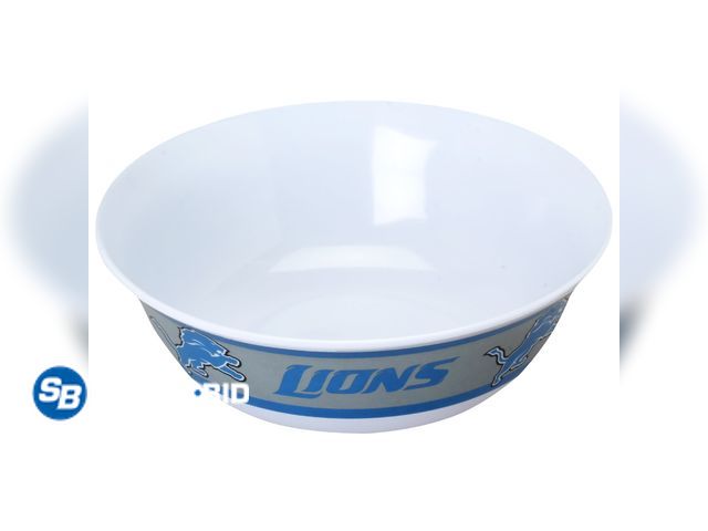 Lot 58-51044 - New Detroit Lions 12'' Party Bowl