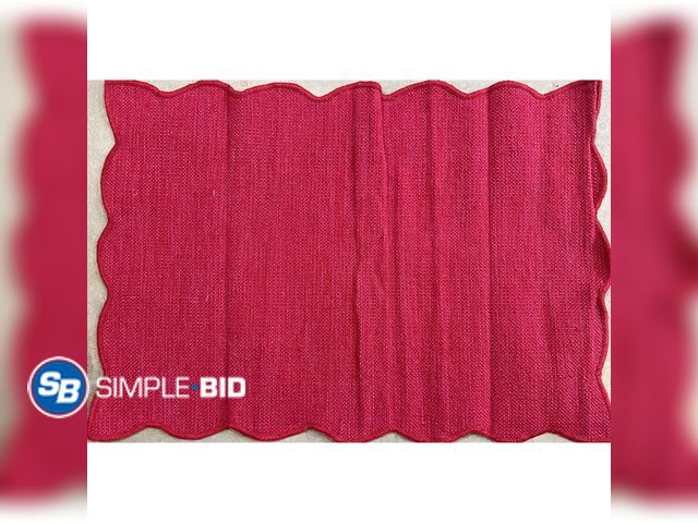Lot 58-17924 - New Holiday Time Red Layer Mat 24" x 36"